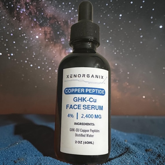 GHK-CU 4% Copper Peptide Face Serum 2oz Handcrafted in USA