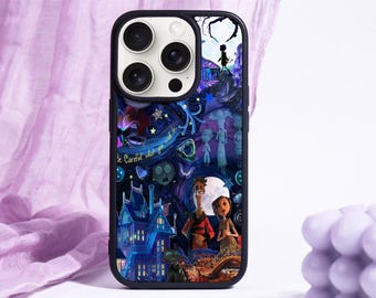 Coraline Movie Collage Art Personalised Phone Case - For Apple 16 Pro Max,iPhone 16 15 14 13 12 11 X XS XR, Gift For Stop-Motion Lovers
