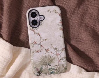 Funda MagSafe brillante personalizada con diseño de rama de pájaro para iPhone - Para Apple 17 Pro Max, iPhone 16, 15, 14 y 13, iPhone XS XR, regalo para ella o para él