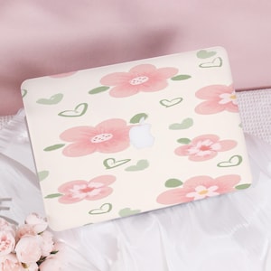 Romantic Pastel Pattern New Pro Mac Protective Case Personalized Name For Macbook Air 11/13/15, Pro14/15/16 Apple Laptop 2025 Macbook Cover