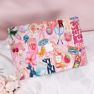 Pink Collage Aesthetics New Pro Mac Protective Case Personalized Name For Macbook Air 11/13/15 Pro14/15/16 Apple Laptop 2025 Macbook Cover