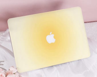 Sunshine Gradient Warm Color New Pro Mac Protective Case Personalized Name For Macbook Air 13/15, Pro 15/16 Apple Laptop 2025 Macbook Cover