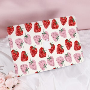 Sweet Berry Print New Pro Mac Protective Case Personalized Name For Macbook Air 11/13/15 Pro14/15/16 Apple Laptop 2025 Macbook Cover