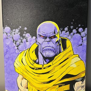 Thanos painting on canvas