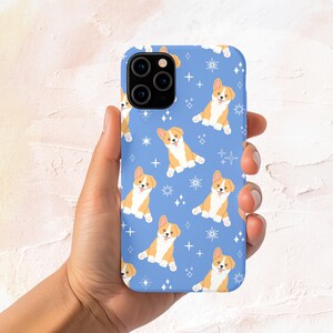 Corgi Pattern Phone Cases, Cute Dog Case, Pet Lover Gifts, Corgi Lover Accessories, Corgi Phone Case, Kawaii Pet Accessory, Dog Mom Case