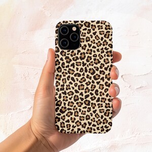 Leopard Print Phone Case, Animal Print Phone Cover, Trendy Cheetah Case, Wild Safari Style, Chic Animal Print Phone Cover