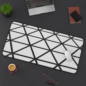 Accessoires de bureau modernes tapis de souris tapis de bureau élégant configuration de bureau à domicile cadeau esthétique neutre pour professionnels joueurs écrivains télétravailleurs