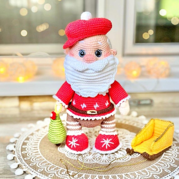 Crochet doll pattern,Santa Crochet Pattern, Santa Claus Amigurumi, Santa Claus Crochet Pattern, Santa Christmas Crochet,doll pattern,Santa