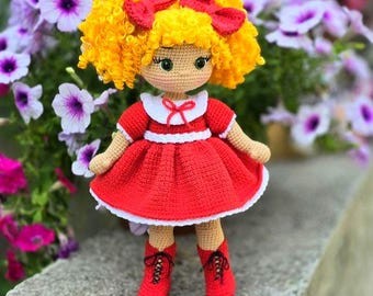 かぎ針編みのキャンディキャンディアニメ人形：アンソニーとテリーの