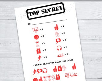 You Are A Baller 67 - Secret Coded Valentines Card