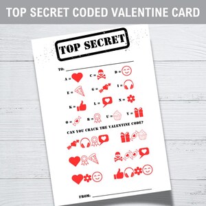 Girl You Are Cool And Kind -- Top Secret Coded Valentine’s Day cards