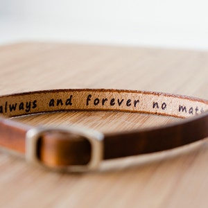 Personalized Leather Bracelet