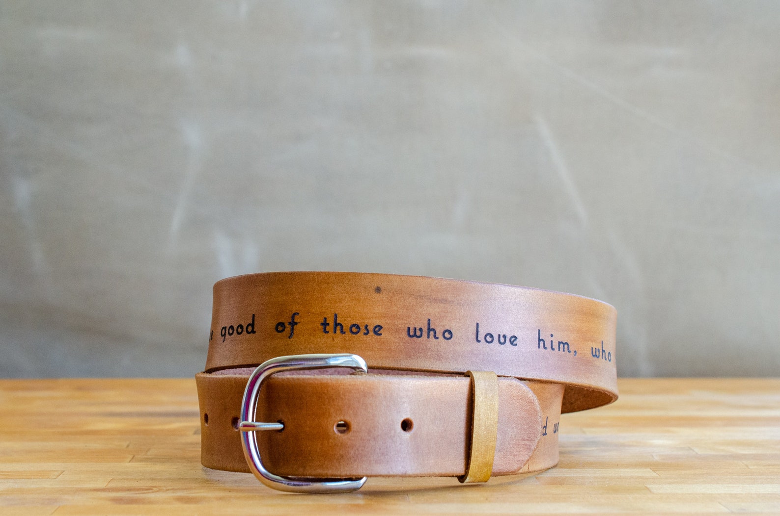 Bible Belt leather Belt With Your Favorite Bible Verse Etsy