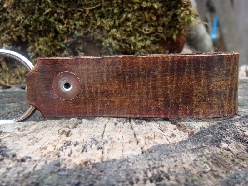 Personalized Leather Key Chain Accessory Anniversary Gift Etsy