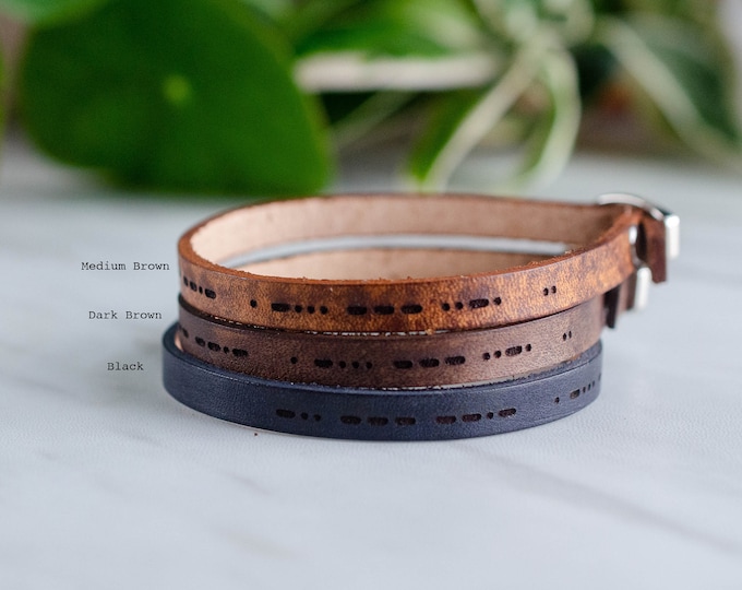 Featured listing image: Morse Code Bracelet