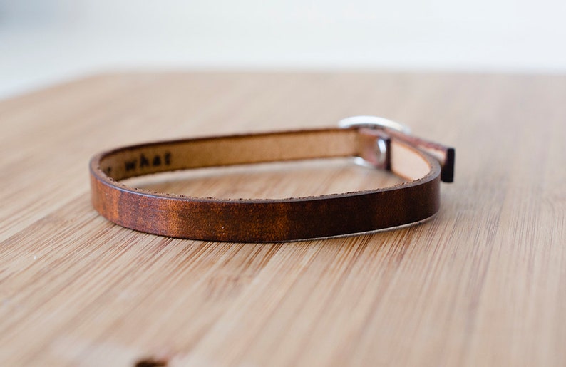 Personalized Leather Bracelet image 2