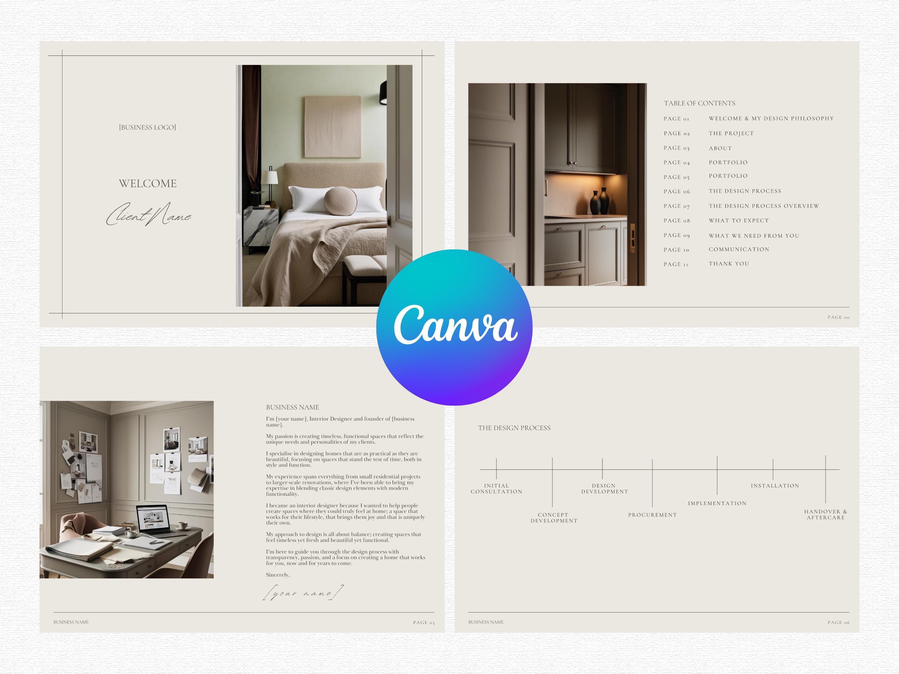 Interior Design Welcome Guide 2-in-1. Full Design Service & E-design ...