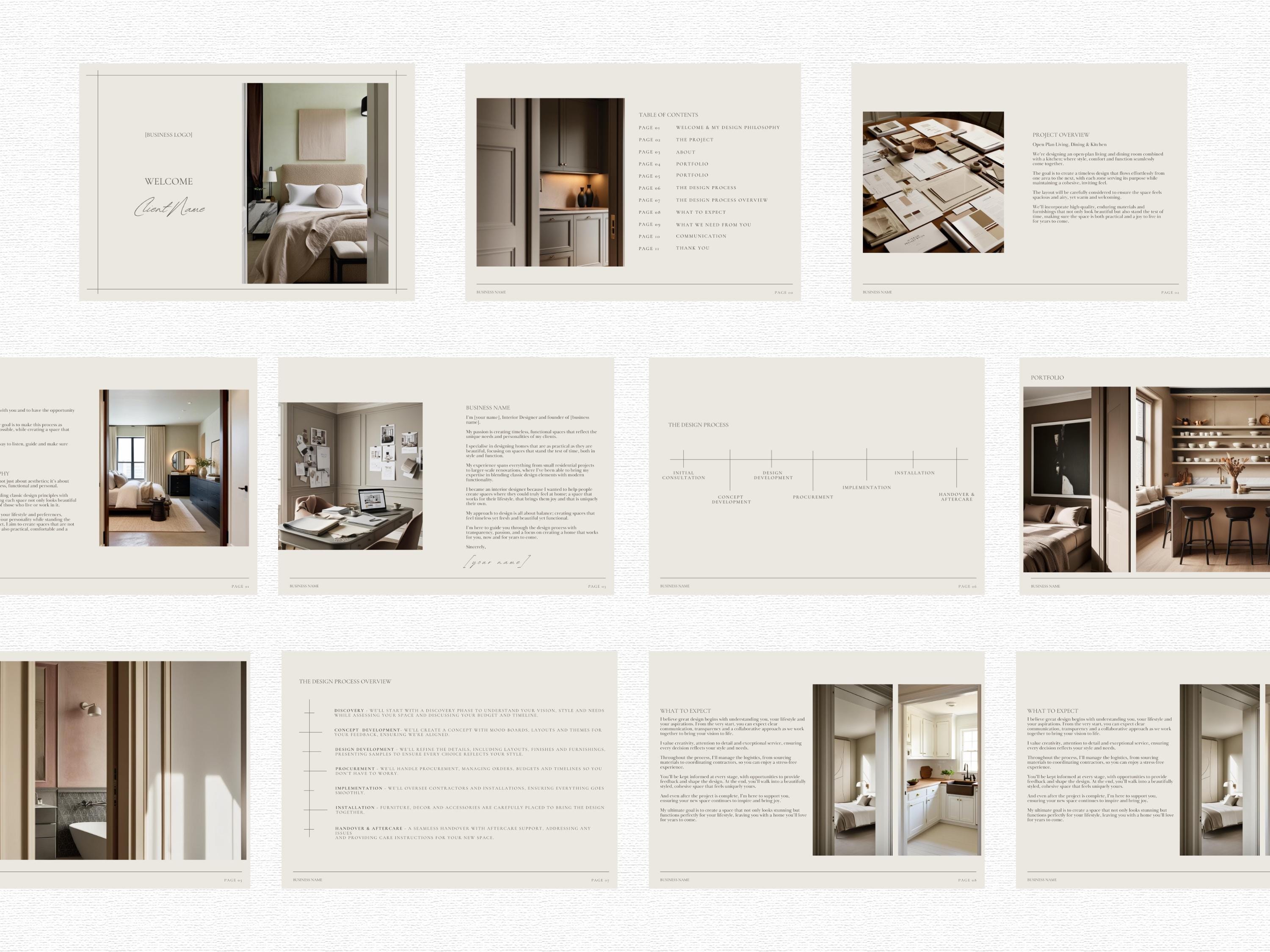 Interior Design Welcome Guide 2-in-1. Full Design Service & E-design ...