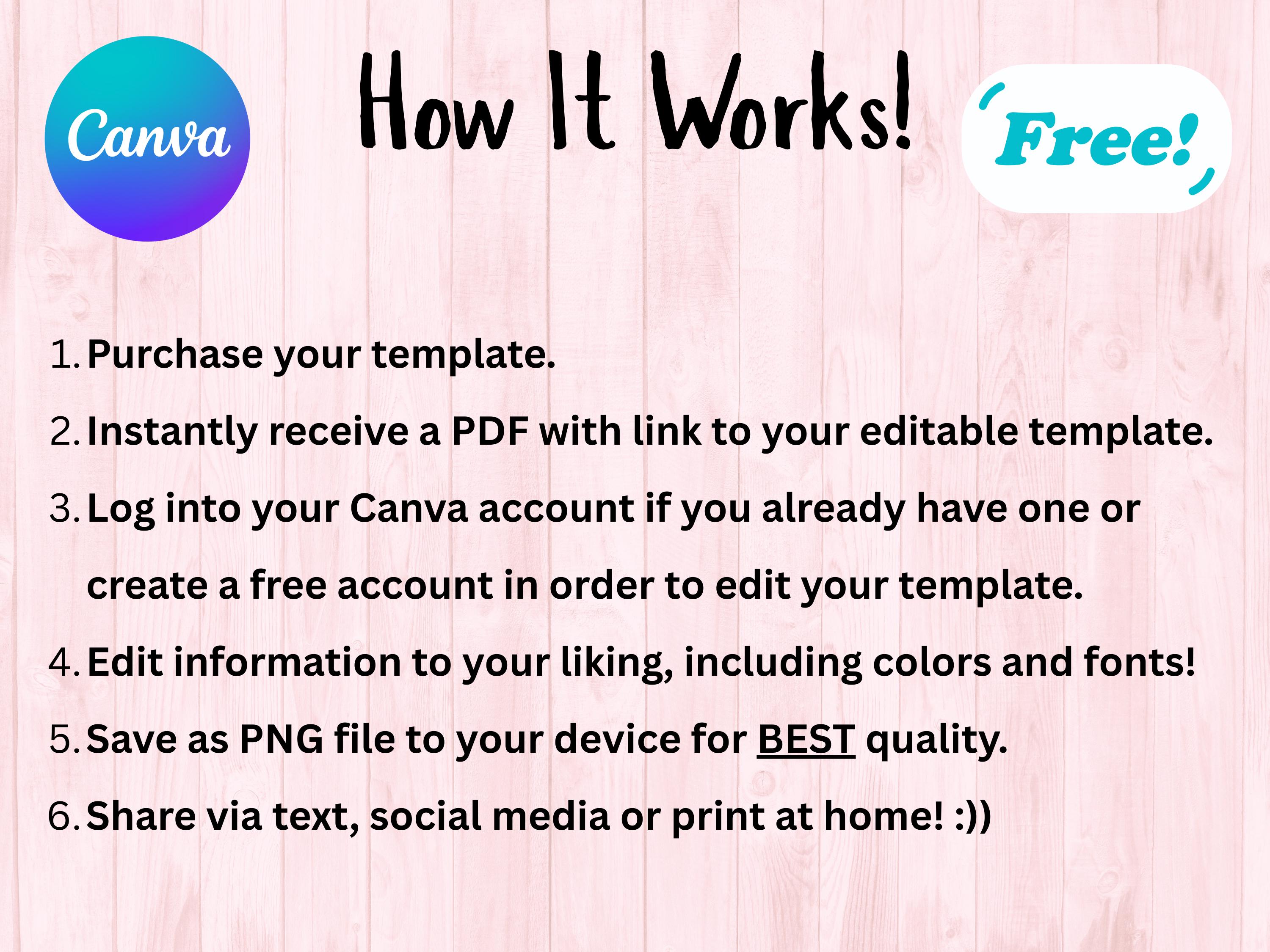 Editable Minecraft Invite – Canva