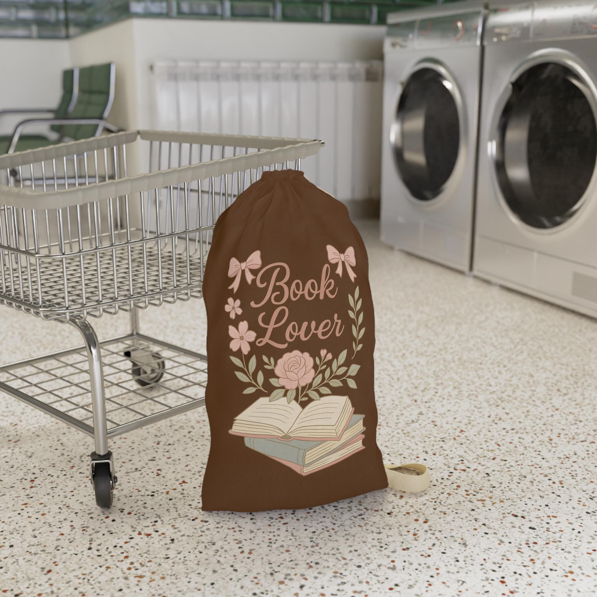 Book Lover Laundry Bag - Perfect for Bookworms, Stylish Storage, Ideal Gift for Readers, Personalized Home Accessory, Literary Lover's