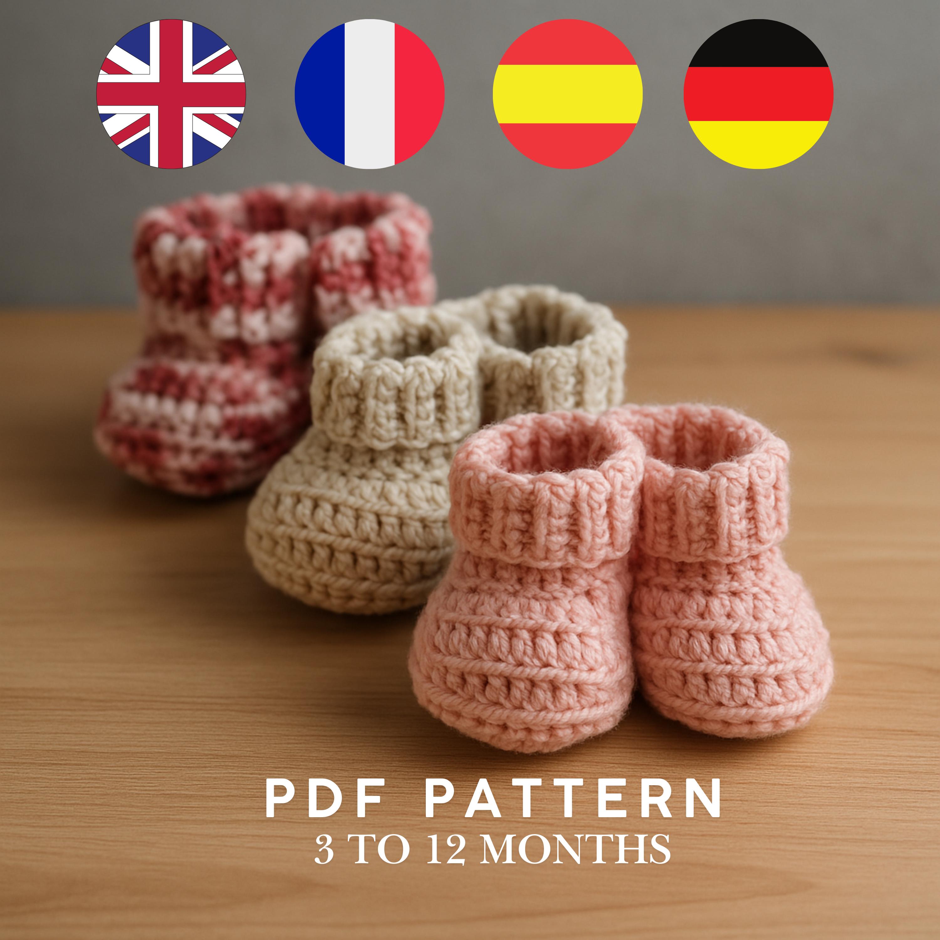 Point Mousse Tricot De Manon Chausson Crochet Les Tricots De Manon