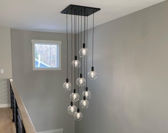 METAL BASE CHANDELIERS