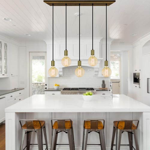 Farmhouse Kitchen Chandelier Shabby Chic Reclaimed Wood Etsy