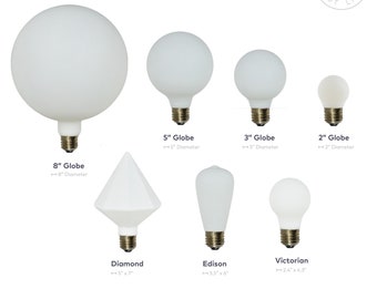 5 inch globe light hotsell bulbs