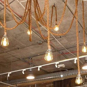 May include: A retail store interior with a wood-paneled wall, a variety of clothing racks, and a sign that reads "Uncle Dan's". The store has a rustic, outdoorsy feel with exposed beams and rope lighting.