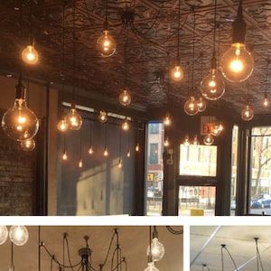 Light bulb store chandelier modern