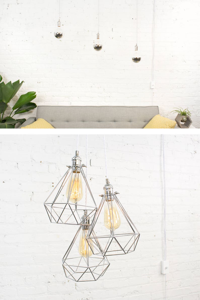 Plug in Dimmable Pendant Lights Unique Chandelier Modern Pendant Lamp ...