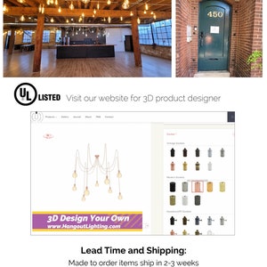 K&ouml;nnte beinhalten: Eine Website f&uuml;r ein Unternehmen, das ma&szlig;gefertigte Leuchten herstellt. Die Website bietet ein 3D-Design-Tool, eine Galerie vergangener Projekte und eine Auswahl verschiedener Arten von Sockeln. Die Werkstatt und der Showroom des Unternehmens befinden sich in der 450 N Leavitt St. Chicago IL.
