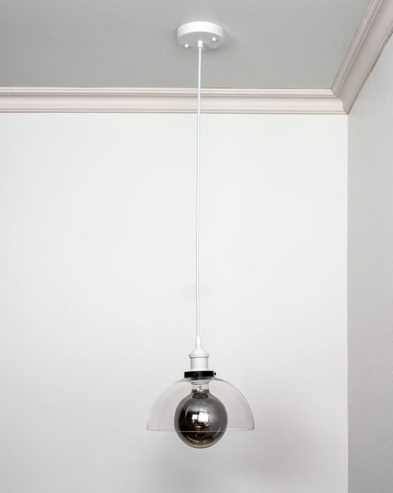 Glass Shade Only Add on Clear or Frosted Glass Lamp Shades Etsy