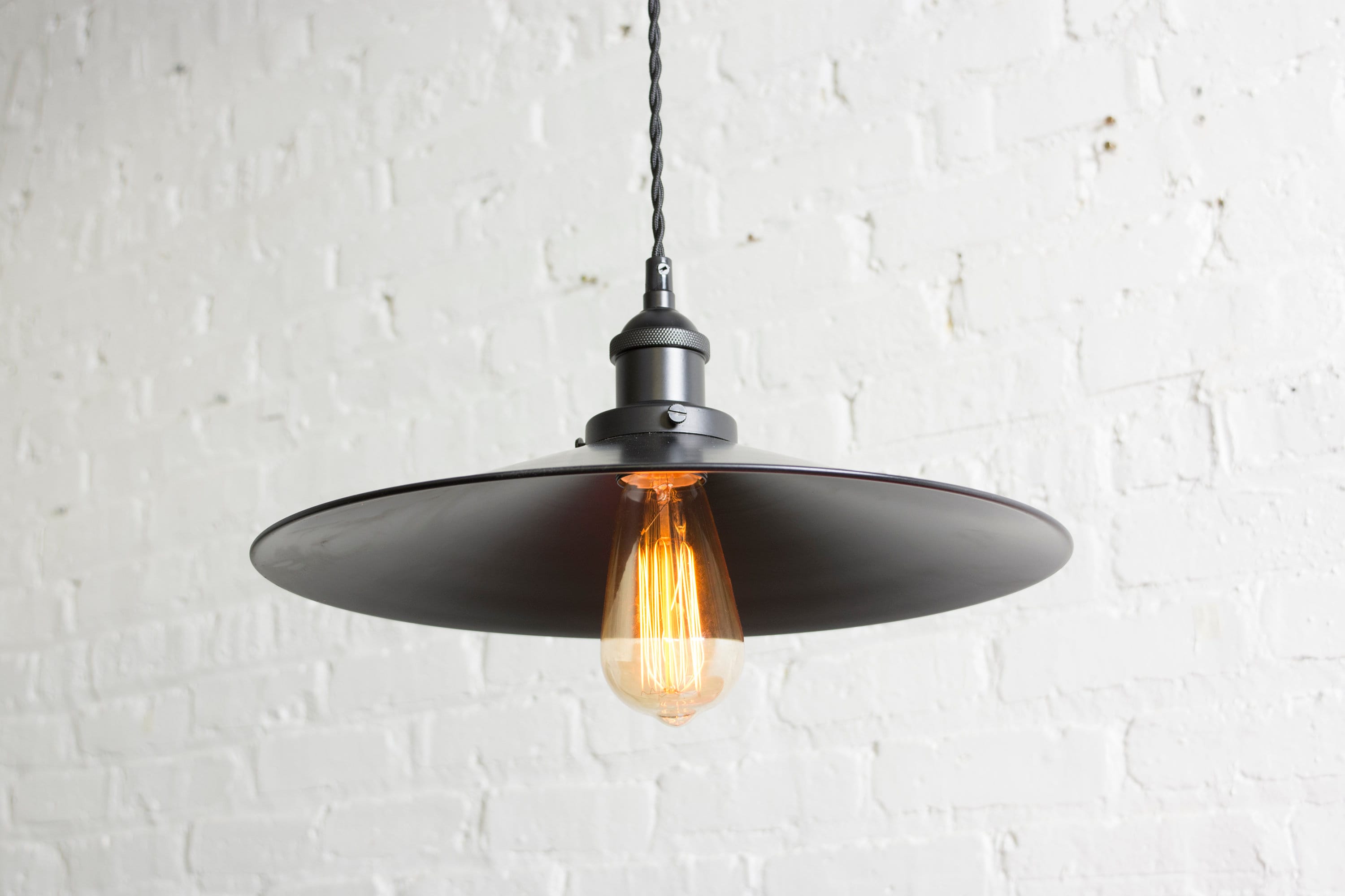 Custom 14 Large Shade Industrial Pendentif Light Hanging Fixture Edison Vintage Style Antique Bulbes