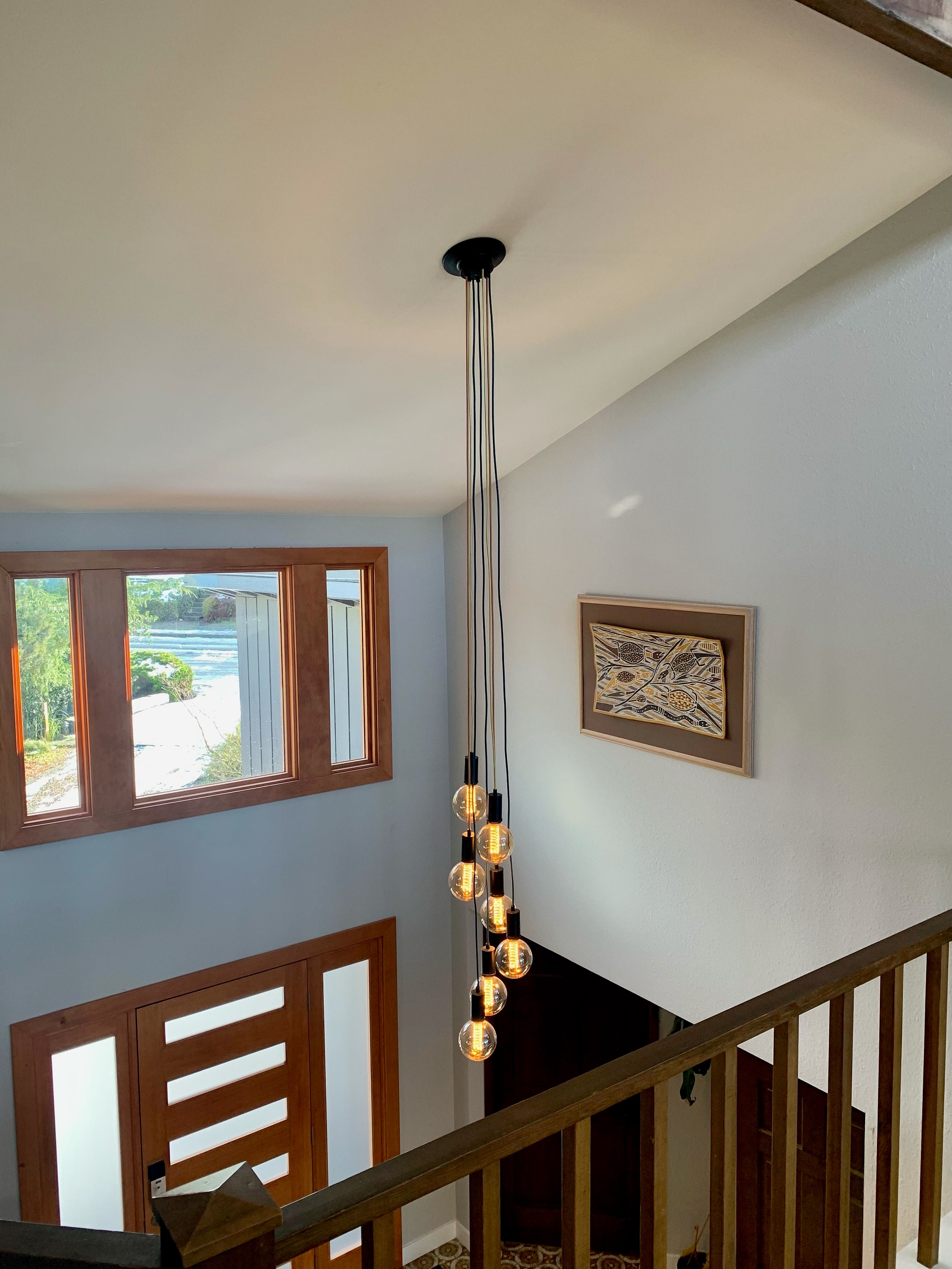 Cascading on sale stair lights