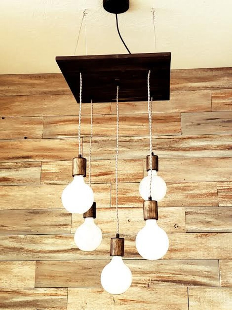 Farmhouse Kitchen Chandelier Shabby Chic Reclaimed Wood Etsy Canada