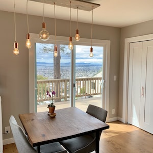 7 Hanger Hout Kroonluchter - Keukeneiland kroonluchter - Keukenverlichting - Flush of Hanging Hangers - Ontwerp je eigen Hangout Lighting afbeelding 4