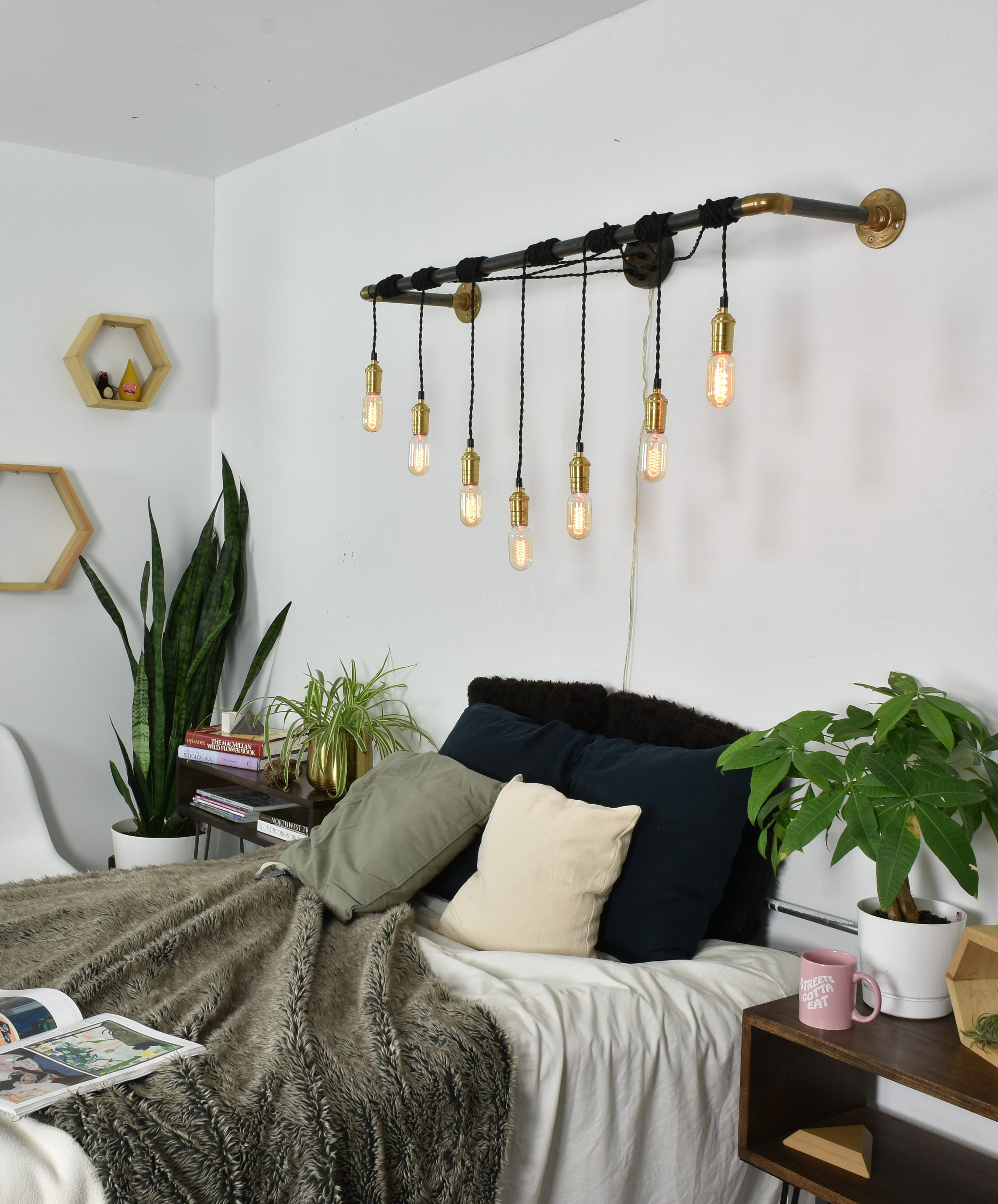 Bedroom hanging 2024 light fixtures