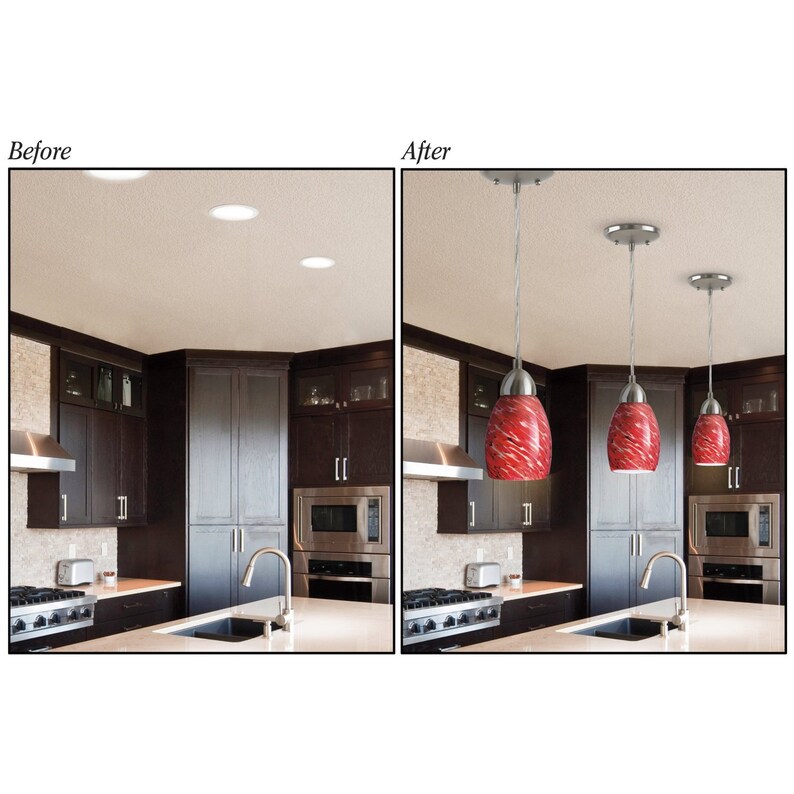 Turn Recessed Light Into a Pendant Conversion Kit Can Etsy
