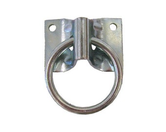 Ceiling Ring Hook for Plug or Swag Pendants - Silver, Nickel, Chrome - Swag Pendant Light Fixture Large Ceiling Hook - Lighting Hook