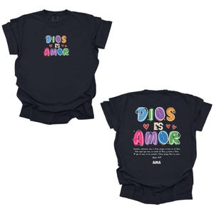 DIOS ES AMOR (God Is Love) Tee - Comfort Colors Heavyweight Tee
