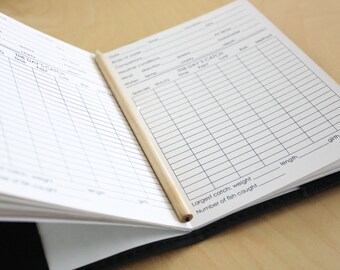 Fishing journal refill only // log book refill