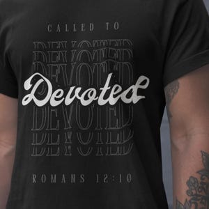 Christian T-Shirt | Faith-Based Apparel | Bible Verse T Shirt Christian Men Gift | Women Christian gift, Faith Over Fear | Devoted