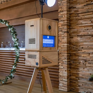 Wooden photobooth - premium photo terminal