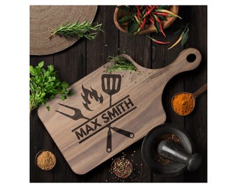 Personalized Cutting Board for Dad, Gift for Him, Father's Day Gift, Gift for Husband, Birthday Gift for Him, Custom Christmas Gift for Him