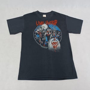 Vintage Rare 1985 Slayer Tour T-Shirt . Metallica Exodus Anthrax Testament Thrash Metal Venom