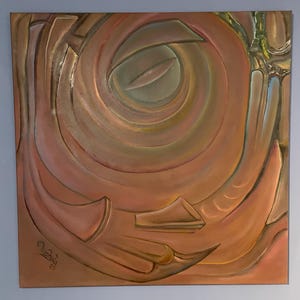 Large oil painting; Original handmade unique piece, surreal art, abstract painting, contemporary art, unique piece, canvas, artwork painting