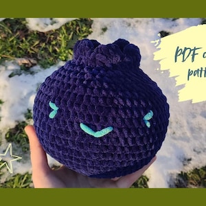 Blueberry Plushie Amigurumi PDF Crochet Pattern