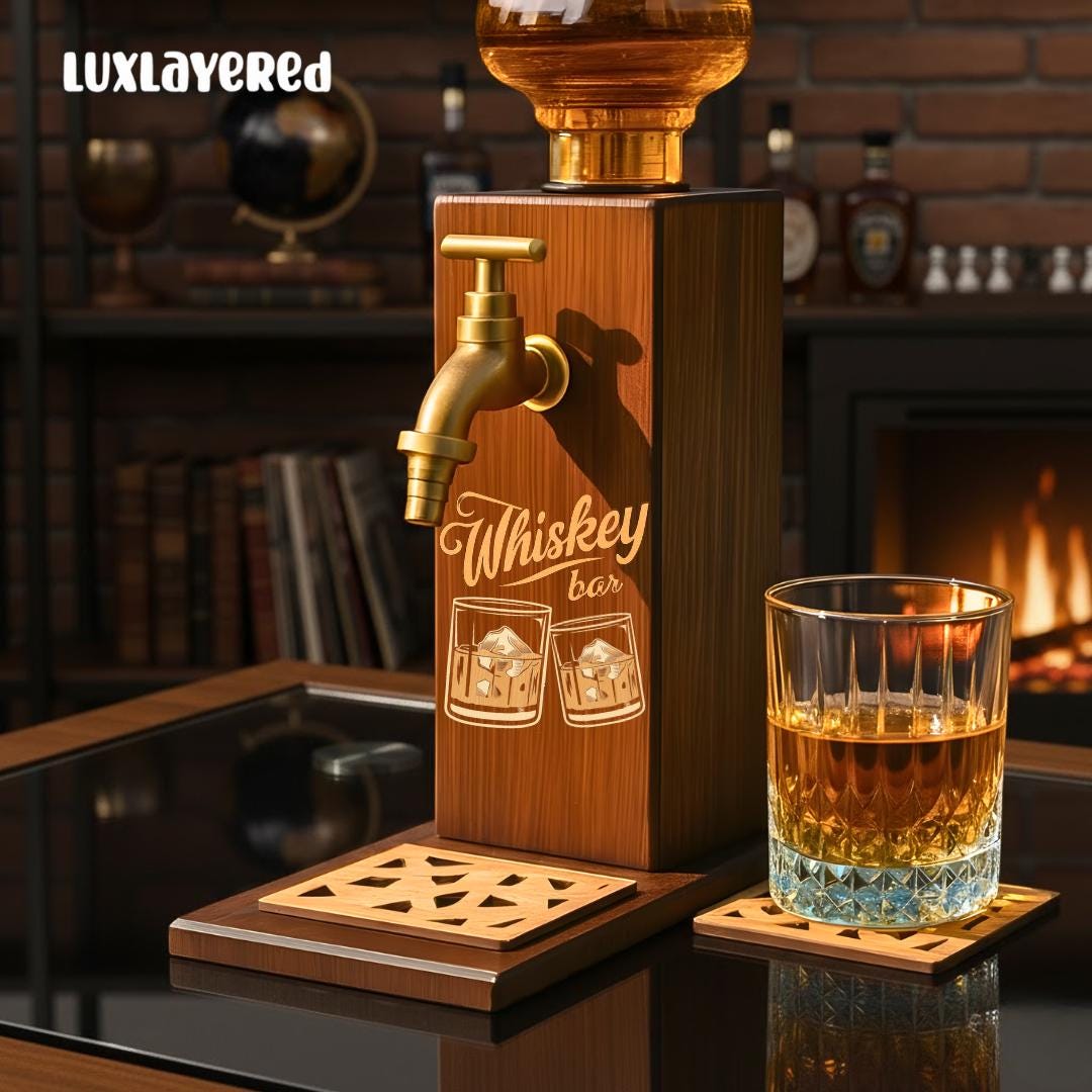 Flacon à Whisky avec présentoir | Demandez une estimation Flacon à Whisky avec présentoir | Demandez une estimation