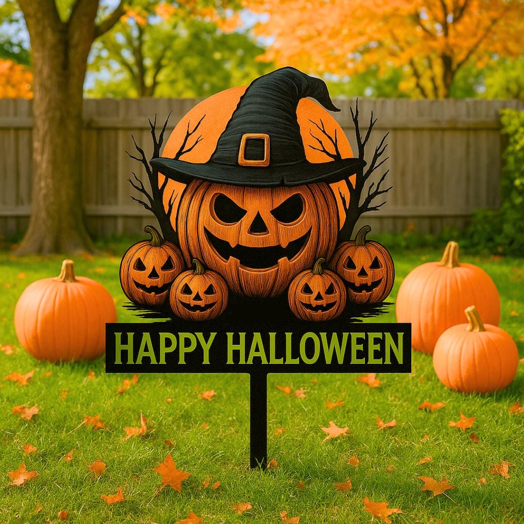 Pumpkin yard decor - Etsy Österreich, image size:1080x1080